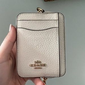 White Coach Wristlet
